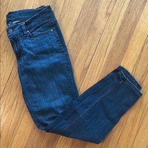 Ann Taylor Factory Blue Skinny Jeans